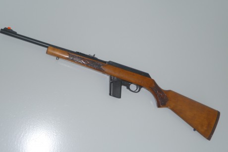 Hola.
Pongo a la venta una carabina del 9 mm Parabellum  Marlin Camp. La carabina es de un compañero y 00