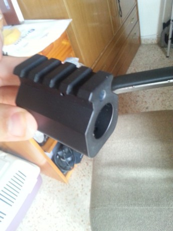 Hola compañeros,, en ésta ocasión vendo éste Gas Block  para ar-15,, no se ha usado.

El diámetro es para 00