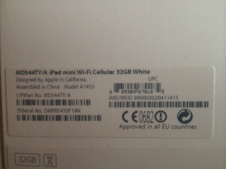 Vendo IPAD MINI 32gb wifi + celular 4G, hace un tiempo cogimos dos uno para mi y otro para mi mujer y 02