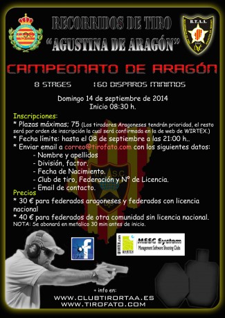 Muy buenas a tod@s.

El próximo 14 de septiembre se disputará en las instalaciones del Club de Recorridos 00