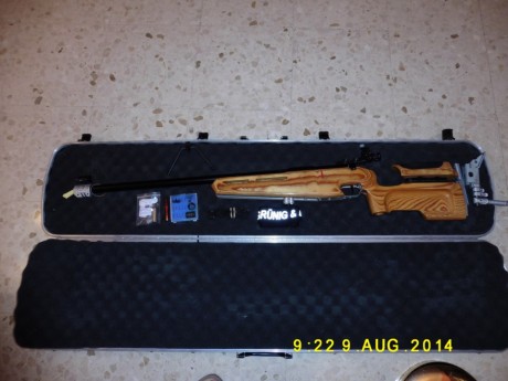 Hola, vendo este rifle por no usar. Pido 900 euros más portes. Adjunto fotografías. Si alguno quiere alguna 10