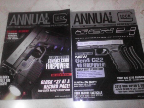 Pongo a la venta lote de 6 revistas GLOCK. Del año 2008, 2010, 2011, 2012, 2013 y 2014.

Se encuentran 12