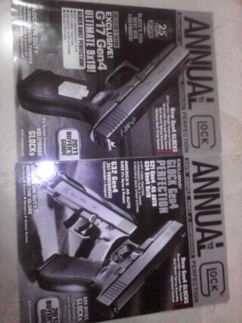 Pongo a la venta lote de 6 revistas GLOCK. Del año 2008, 2010, 2011, 2012, 2013 y 2014.

Se encuentran 11