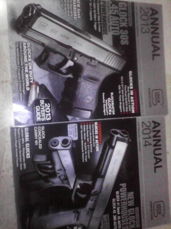 Pongo a la venta lote de 6 revistas GLOCK. Del año 2008, 2010, 2011, 2012, 2013 y 2014.

Se encuentran 10