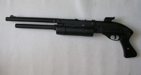 Hace algún tiempo, años ya, llego a mí poder la pieza de la foto, una Gamo G-1200; más bien lo que quedaba 00