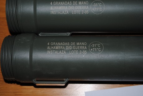 Vendo dos empaques de granadas usados, son de granadas alhambra de guerra, están usados obviamente pero 00