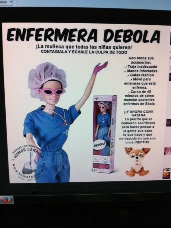Acabo de leer en los medios de desinformacion que una enfermera esta contagiada de Ebola y una sra. de 111