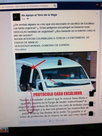 Acabo de leer en los medios de desinformacion que una enfermera esta contagiada de Ebola y una sra. de 110