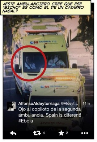Acabo de leer en los medios de desinformacion que una enfermera esta contagiada de Ebola y una sra. de 70