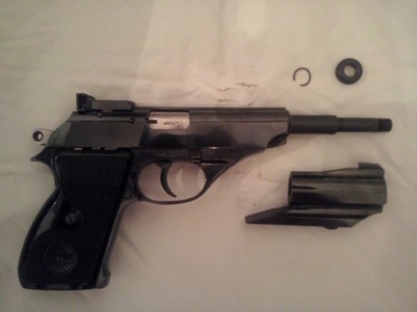 Se vende pistola Astra Constable Sport  22 lr, con dos cargadores. Funciona perfectamente, único defecto 01
