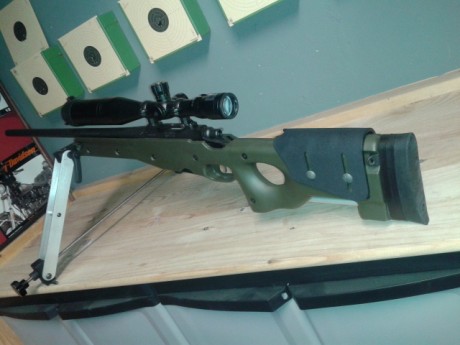 Buenas, pues pongo en venta un magnífico rifle en calibre 308w, preparado a capricho y con muy poco uso, 10