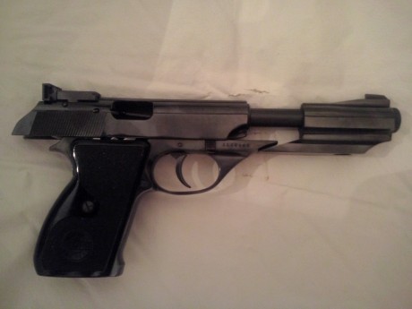 Se vende pistola Astra Constable Sport  22 lr, con dos cargadores. Funciona perfectamente, único defecto 31