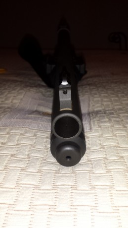 Escopeta de corredera 12/76 recamara magnum, con acabado parkerizado anticorrosion, cargador de 8+1,sin 31