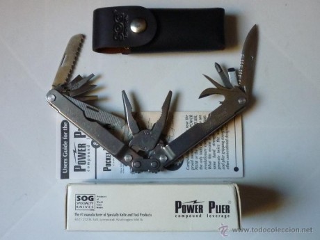 Hola a todos, vendo este alicate SOG power plier, es como el Leatherman tool, pero el alicate tiene un 02