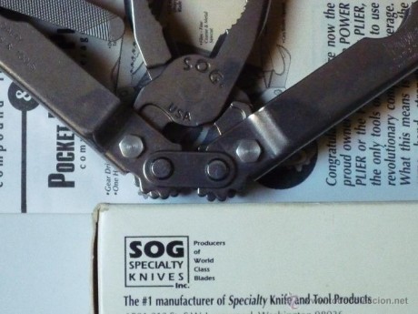 Hola a todos, vendo este alicate SOG power plier, es como el Leatherman tool, pero el alicate tiene un 01