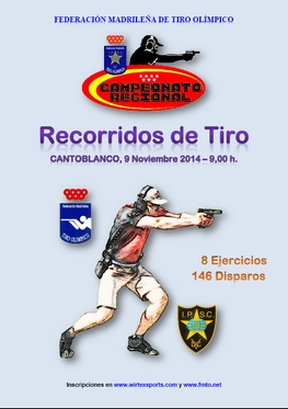  Campeonato Regional de IPSC de Madrid 
 Fed. Madrileña de Tiro Olímpico

Cantoblanco (Madrid), domingo 00