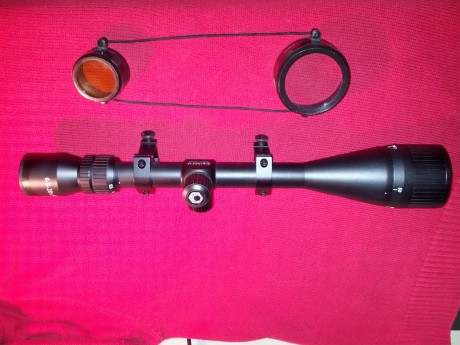 Visor Barska 6,5-20x50, retícula cross air con regulador de paralelaje en el objetivo de 50 yardas a infinito, 02