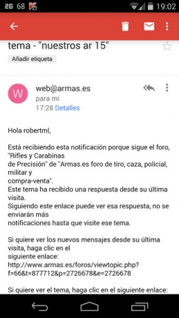 Hola,

desde hace unos días me ocurre que al recibir una notificación por mail conforme ha habido una 00