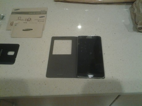 vendo este Galaxy Note 3 en perfecto estado de 32 GB en color negro, lo entrego con cargador, manuales, 01
