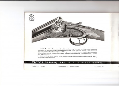 buenas quisiera preguntar que sabéis sobre una victor sarasqueta modelo PR del calibre 12. el modelo es 90