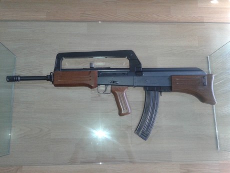 Vendo carabina calibre 22 lr, ADLER AP-85, (inspirada en el fusil de asalto francés FAMAS),  perfecto 01