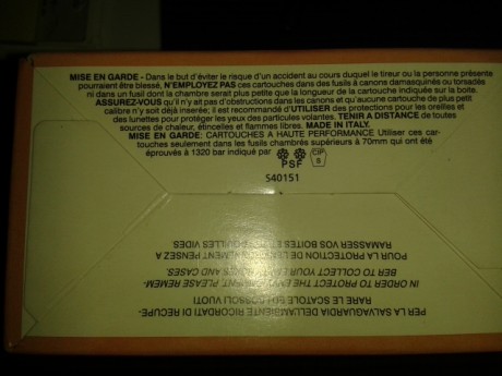 Hola 

Tengo una caja de cartuchos en el que pone en la caja esto que se ve en la foto....

Mi pregunta 00