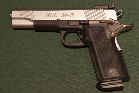 VENDO BUL M-5, 9 mm. El arma esta casi nueva. La compre para tirar en la modalidad de precisión y al final 02