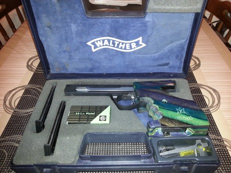 VENDO WALTHER KSP 200

·	Está en muy buen estado de conservación y funcionamiento.
·	Icluye el matelín 02