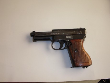 VENDIDA  pistola Mauser  7,65 inutilizada soldadura en recamara certificado nominal,imprescindible libro 00
