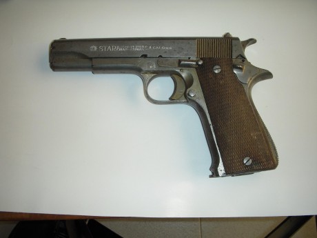 Vendo pistola Star A 9 largo inutilizada fresado en recamara certificado nominativo,imprescindible libro 00