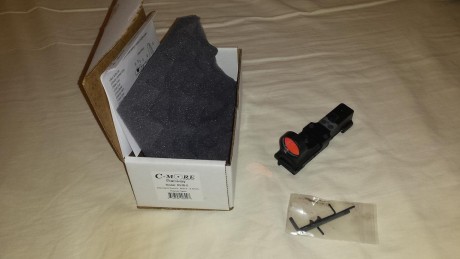Vendo visor holográfico cmore, modelo RAILWAY RWB de 6 moas, color negro, NUEVO A ESTRENAR (sólo he abierto 01