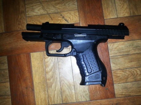 Hola.
Vendo mi Walther P99 AS calibre 9 Pb.
Alza original ajustable en deriva.
3 puntos de mira de diferentes 10