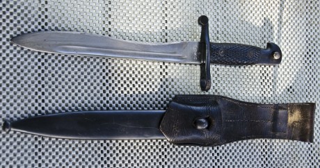 Vendo Bayoneta Afalcatada del Mosquetón MAUSER "Coruña" modelo 1943 del calibre 7,92 x 57 mm. 01