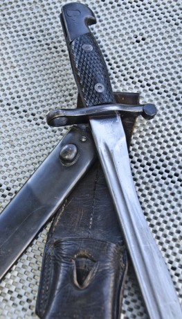 Vendo Bayoneta Afalcatada del Mosquetón MAUSER "Coruña" modelo 1943 del calibre 7,92 x 57 mm. 20