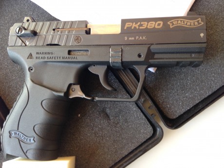 Vendo Walther PK380 detonadora, fogueo, seminueva; construida en ACERO y polímero, de gran calidad, su 01