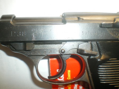 Vendo Pistola Walther P 38 calibre 9mm parabelun inutilizada en bope por opturacion de cañon y soldadura 00