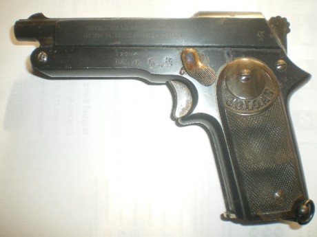 Vendo Pistola JOLOAR de calibre 7,65mm inutilizada en bope fresado de recamara 650e + potes si es fuera 02