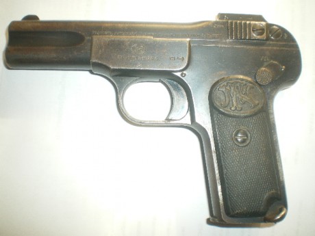 Vendo Pistola FN Mataduques calibre 7,65 inutilizada por fresado en recamara certificado bope 350e + portes 11
