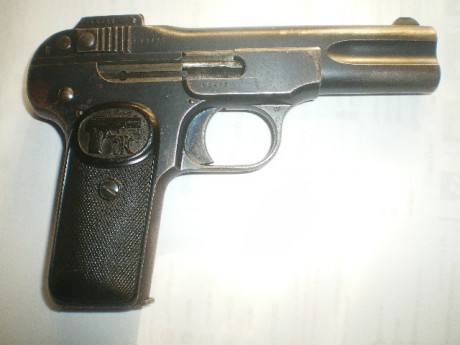 Vendo Pistola FN Mataduques calibre 7,65 inutilizada por fresado en recamara certificado bope 350e + portes 10