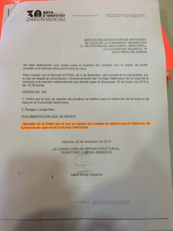 Mirad la ultima perlita de nuestra administracion...

Ahora todo aquel que se saque la licencia de caza 00