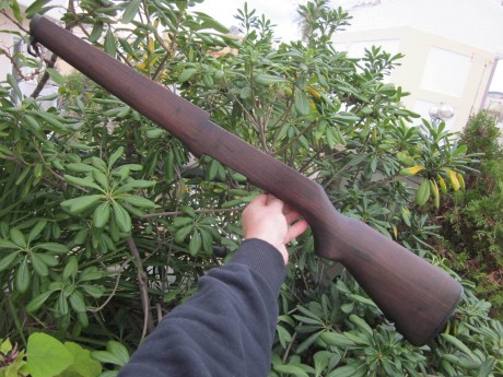 Vendo esta culata hecha por springfield para M1 Garand con todos sus herrajes... todavia conserva sus 20