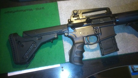 Hola, estoy pensando en comprar un AR15 de 20'. En armería fiol tienen el sabre defence xr15 benchrest. 62