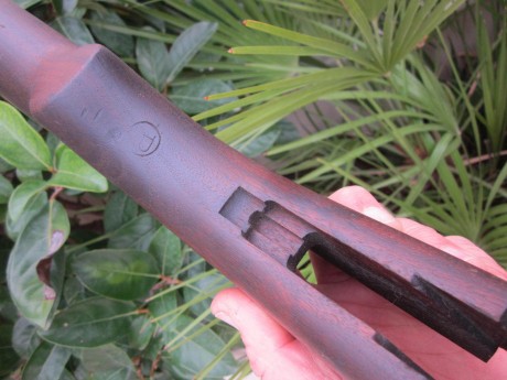 Vendo esta culata de época hecha por Springfield Armory para M1 Garand con todos sus herrajes... todavia 12