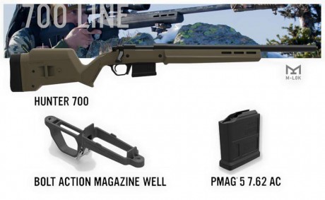Pues lo dicho los de Magpul han sacado un chasis para los Remington 700. Saludos 00