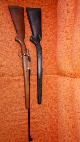 Se vende culata sintética marca Rame Line puesta en Santa Barbara C -75 más bases Leupold Qr para este 01