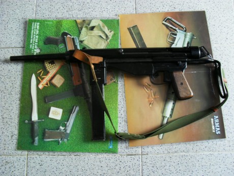 hola buenas tardes vendo subfusil portugues m48, en perfecto estado, certificado bope , inutilizacion 01