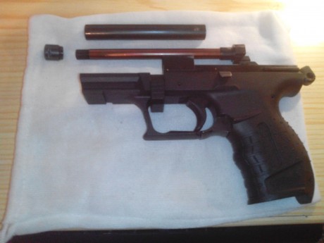 Vendo pistola Walther P22 Target.  Arma impecable , la vendo por cambio de modalidad, de precisión a Ipsc.
La 20