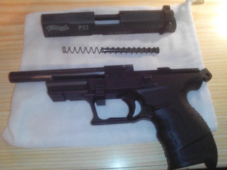 Vendo pistola Walther P22 Target.  Arma impecable , la vendo por cambio de modalidad, de precisión a Ipsc.
La 30