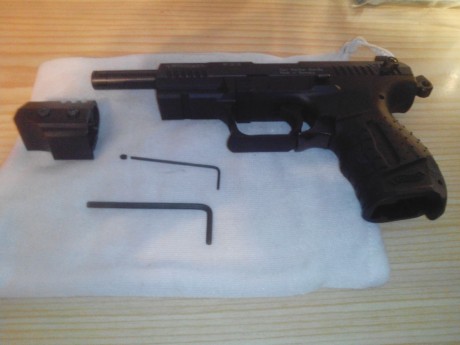 Vendo pistola Walther P22 Target.  Arma impecable , la vendo por cambio de modalidad, de precisión a Ipsc.
La 41