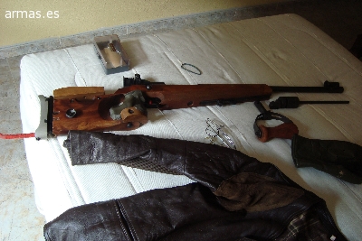 Buenas, debido ya a mis años, vendo mi carabina:

Vendo Carabina Walther kk-match cal 22 adaptada para 02
